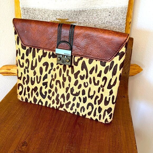 Fossil cheetah 🐆 print clutch - Picture 1 of 4